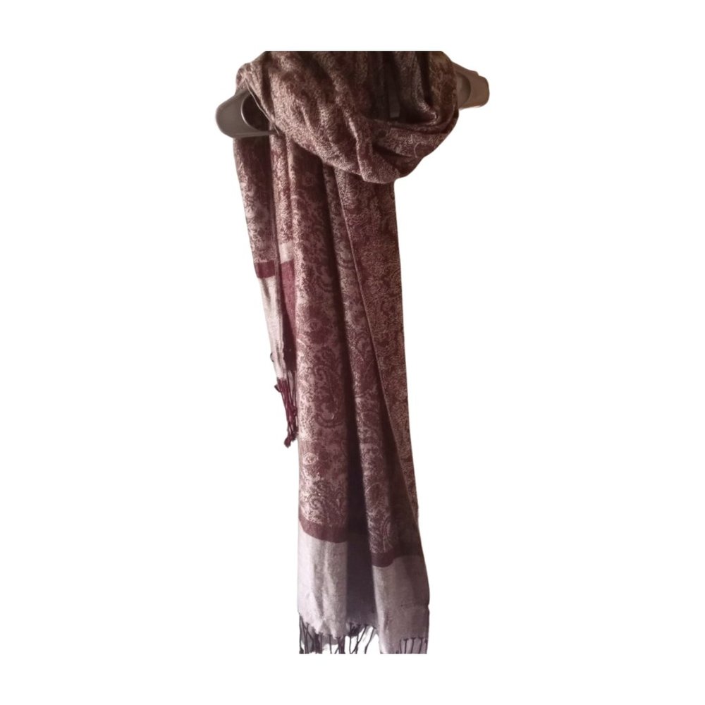 Paisley Knit Scarf